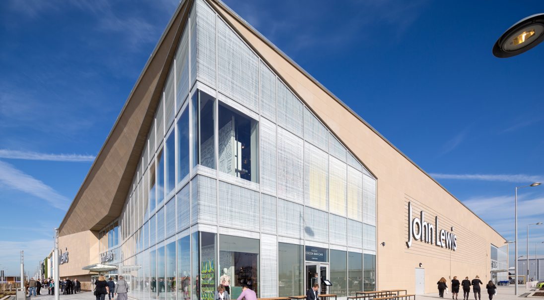 CAREA FASSADE - Beispiele für kommerzielle Fassaden: John Lewis Geschäft, York (UK) - (VmU), Achitekten : Brooker Flynn Architects . Kontaktieren Sie uns für Ihr Projekt!
